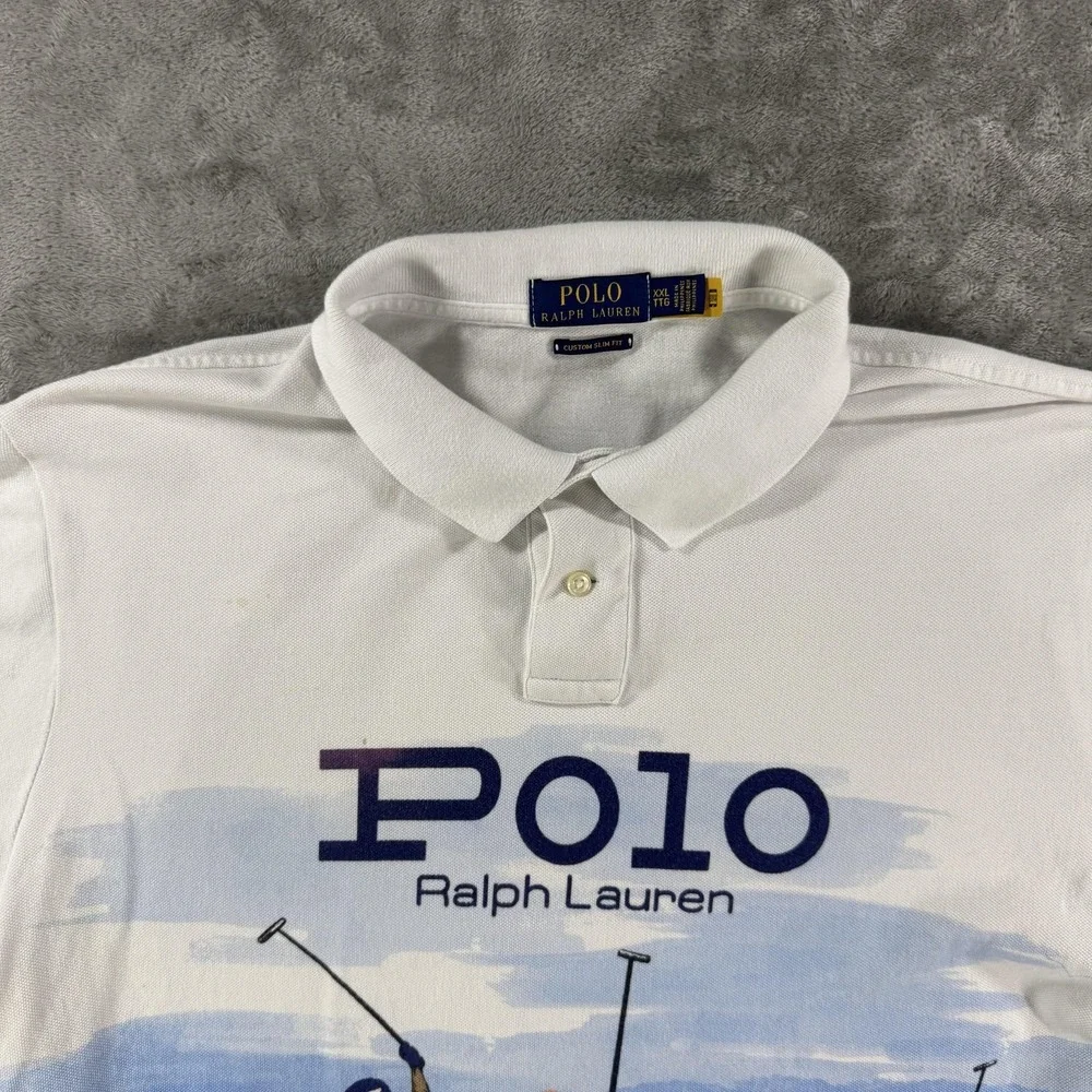 Polo Ralph Lauren Polo Stampede Polo Shirt Men's XXL Graphic Polo Match